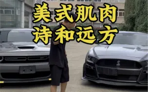 美式肌肉挑战者和野马你选谁？#道奇挑战者 #福特野马￼
