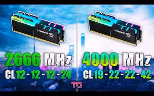 【内存】打游戏选高频还是低时序？2666MHZ CL12 vs 4000MHZ CL19 | 1080p分辨率9款游戏对比测试 | 11400F+RTX3080