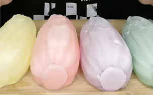 五彩的冰白菜