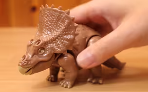 【定格动画】三角龙化石