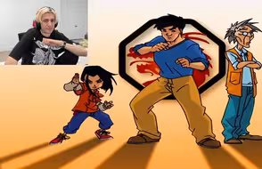 xQc回忆童年动画片《成龙历险记》