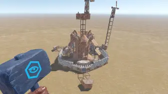 RUST 3-4人房毕业版 隐藏炮台 窄缝隙炮眼 封死bunker