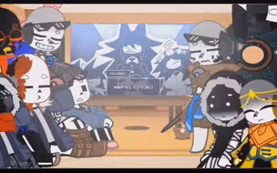 SANS AUS react to fandoms | fundamental paper education