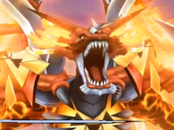 传说中的灭世魔龙燃烧的烈焰破灭魔龙兽
