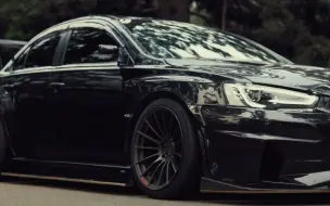 冲着Time Attack赛场去的 黑武士 Evo X，简直就是一台大杀器！