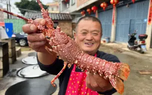 1100买8只玫瑰龙虾，阿胖山做香辣龙虾，膏肥肉厚真过瘾
