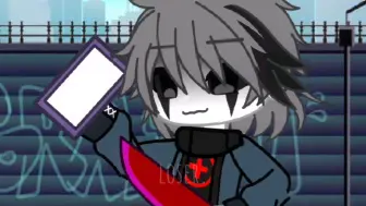 because he's dead || meme? || killer sans || gacha club || ‼️blood warning ‼️