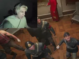 xQc玩夺宝奇兵震惊看到一整楼的法西斯在找他