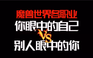 魔兽世界全职业：你眼中的自己，和别人眼中的你【小软爱你哟】