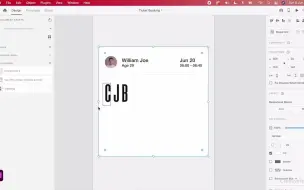 Adobe XD 设计机票预订界面UI 3D翻转效果