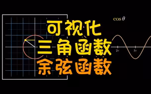 可视化三角函数：余弦函数
