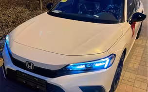 十一代思域专用行车记录仪，阅读灯取电免走线安装效果，新车必备新手必看，完美！