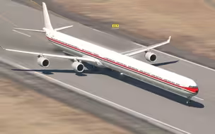 加长版A340，比747还能装，模拟