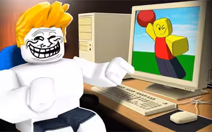 【Roblox】我半夜三点在地下室里画梗图！