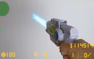 当你有两把特摄武器玩具后