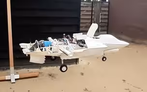 【熟肉】RC 高度还原F35 垂直起降 #2 安装蒙皮+试飞