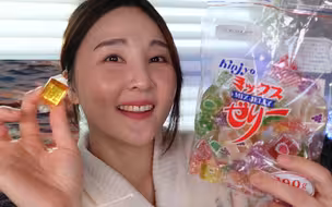 【无人声】rappeler吃塑料壳水果软糖