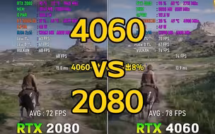 rtx4060实际性能如何，对比rtx2080游戏实测