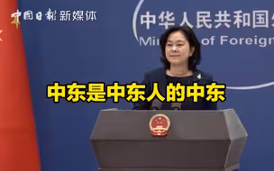 中国将增加在中东地区的影响力？外交部：中东是中东人的中东