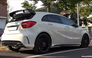 【钢炮】奔驰AMG A45启动&加速声浪展示