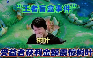盲盒事件树叶吃到内部大瓜，看到参与者获利金额后：不会被灭口吧