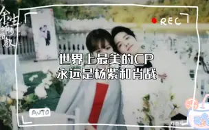 【余生夫妇】世界上最美的CP永远是杨紫和肖战