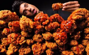 ♡ Mcbang ♡ 挑战吃50个肯德基香辣鸡翅！