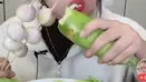 六串独头蒜配生菜
