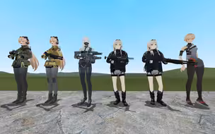 【GMOD】模组推荐：替换联合军为战术人形与替换女性联合军声音