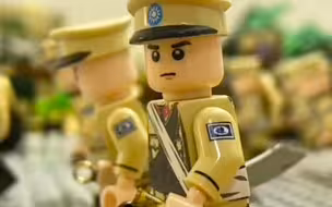 淞沪抗战积木定格动画高燃混剪