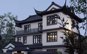 夸爆！面积不大也可以做精致的农村中式合院