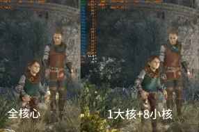 小核到底能用吗？瘟疫传说：安魂曲 【2K】13600KF全核心和1大核+8小核的区别。