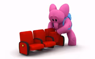 【持续更新】西班牙语 小小的我 POCOYO 第3季第43集 在电影院 En el cine