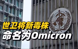 世卫将新毒株列为需关注的变异株，将新毒株命名为奥密克戎 Omicron