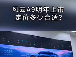 风云A9预计明年上市，定价多少合适？
