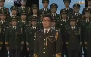 【中国武警男声合唱团】男声大合唱：《天路》 2010年青歌赛团体决赛