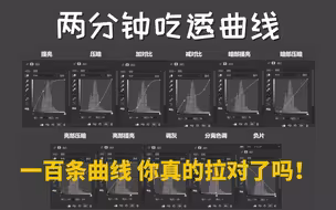 【PS入门】2分钟彻底掌握曲线原理/曲线的正确用法!