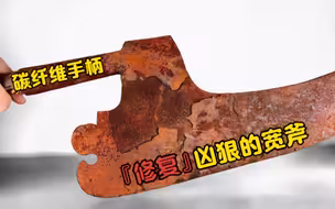 修复凶狠的破伤风宽斧，赠送碳纤维手柄