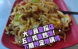 【72】五彩鸡蛋炒饼！下期预定新开的地锅鸡！