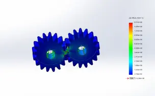 solidworks：齿轮的有限元分析