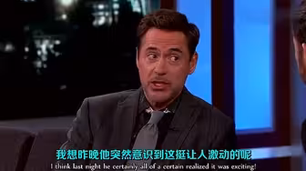 唐尼吐槽桃总：他在电影里是超级硬汉，但是在生活中就爱瞎紧张