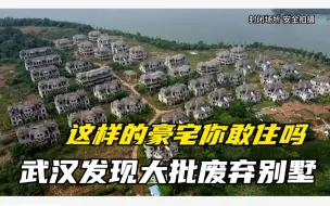 湖北武汉发现大批废弃千万豪宅，大白天空无一人！有人敢来住吗？