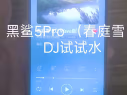 黑鲨5Pro，听音乐效果？？ 录制摄像头进水了所以视频有点模糊