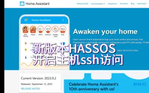 新版本HASSOS开启主机ssh访问