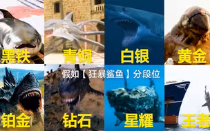 假如【鲨鱼】分段位，变异鲨鱼沙漠陆地穿梭，巨齿鲨一口摧毁巨轮
