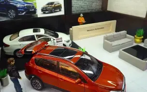 带你一起看看迷你展厅压铸车