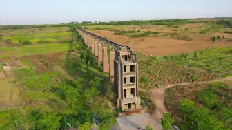 河北康庄渡槽，50年前200多村民，用三年纯手工建成的空中水渠！