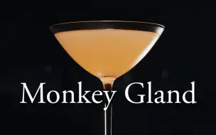 【经典调酒】猴腺 - 猴子蛋蛋中的秘密启发了它的命名（Monkey Gland） | 酒吧 | 调酒师 | 鸡尾酒