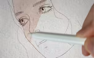 水彩人像 软件procreate 夏天画水彩是不是更清爽