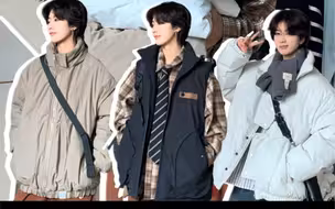 降温穿搭⛄️冬天离不开软乎乎的棉服 真的帅！！